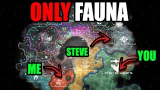 Stellaris Multiplayer Fauna ONLY VS Year 50 Crisis [upl. by Trinity703]