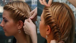 TRENZA ESPIGA LATERAL TANG BRAID STYLING SIDE BRAID SCHRITT FÜR SCHRITT [upl. by Innor]