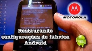 Restaurando Configurações de Fábrica do Android [upl. by Aimahc]