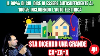 RICARICA AUTO ELETTRICA con FOTOVOLTAICO  Sono tutte balle [upl. by Middleton]