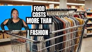 CLOTHES Are Cheaper Than Food  Groceries VS Fashion Which One Should You REALLY Be Spending On [upl. by Nosemaj]