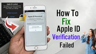 How To Fix Apple ID Verification Failed  How To Solve Apple ID Locked  Apple ID Locked Joyoshare [upl. by Enelrae]