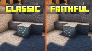 Faithful x32 vs Classic Faithful Jappa  Texture Comparison [upl. by Todhunter307]