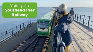 Visiting The Southend Pier Railway [upl. by Wildee811]