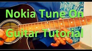 Nokia Tune Guitar Lesson Very Easy  Guitar Tabs Tutorial [upl. by Neenaj]