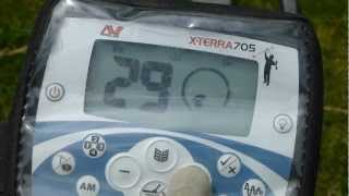 Metal detecting and setting up the Minelab XTerra 705 [upl. by Nottage807]