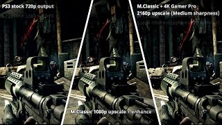 PS3 Image Enhancement And 4K Upscaling Test  Killzone 3 [upl. by Enirbas]