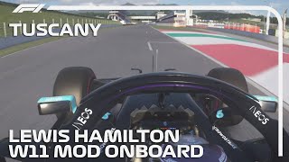 New Mercedes W11 Mod Assetto Corsa  Lewis Hamiltons Onboard Lap Mugello [upl. by Okajima582]