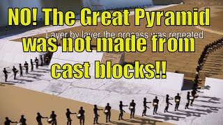 Great Pyramid K2019 Part 4 Were the Egyptian Pyramids made from cast stone NO Obviously not [upl. by Zel]