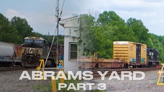 NS 38G departing Abrams yard and switching action [upl. by Emmery]