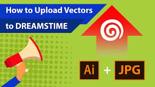 How to upload Vectors with JPG previews on Dreamstime  Step by Step Process [upl. by Polash]