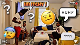 ITCHY POWDER PRANK ON KEON HILARIOUS REACTION [upl. by Droc822]