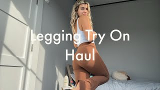 Flare Leggings Try On Haul💖 [upl. by Nonie]