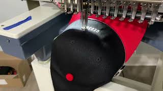 BAIEMBROIDERYMACHINE Stitch out a hat with me [upl. by Uahsoj]