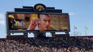 Iowa Hawkeyes Football 2023 Kinnick entrance vs Utah State [upl. by Ezara]