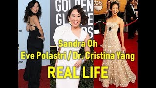 SANDRA OH  EVE POLASTRI  DR CRISTINA YANG IN REAL LIFE [upl. by Datha]