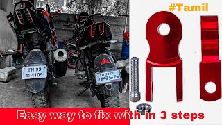 Pulsar220 modified shockupser riser easy way to fix at home in 3steps [upl. by Doggett638]