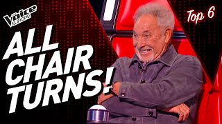 BEST ALL CHAIR TURNS in The Voice  TOP 6 Part 4 [upl. by Latrell]