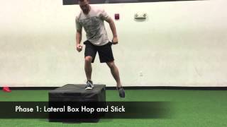 Medial Lateral Hurdle Hop Progression [upl. by Ynnub751]