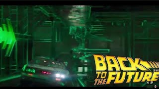 Ready Player One  Car Race Backwards scene back to the future theme [upl. by Danit324]