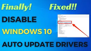 Stop Automatic Driver Updates on Windows 10  How to Disable Drivers Update in Windows 10 [upl. by Favata]