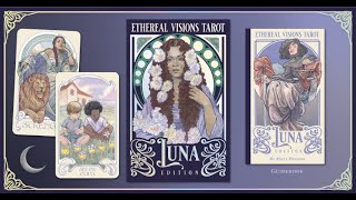 Ethereal Visions Tarot Luna Edition Unboxing [upl. by Anitsyrhk387]