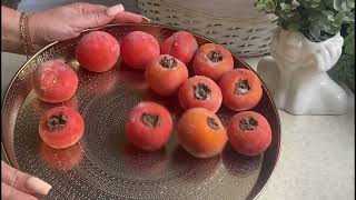 I was surprised from this Persimmon pudding 🍮 recipe  So easy and delicious 😋 [upl. by Anazus629]