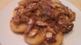 Pulpo Guisado a la Mugardesa  La Cocina Imperfecta [upl. by Eihpos]