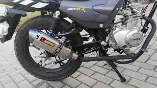 Romet Zetka 50 Wydech Akrapovic  Akrapovic Exhaust [upl. by Choo732]