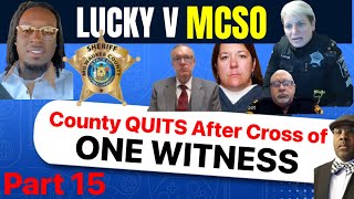 County Quits after Hitchcock Cross of one witness [upl. by Bohrer]