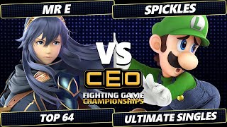 CEO 2024  Mr E Lucina Vs Spickles Luigi Smash Ultimate  SSBU [upl. by Neimad]