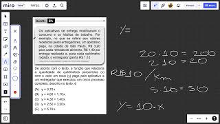 Questão 34  FATEC 1°sem 2023 Matemática [upl. by Heppman305]