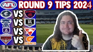 AFL Round 9 Tips 2024 [upl. by Ylil]