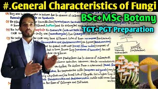 General characteristics of Fungi  Reproduction in Fungi  BSc  MSc  NEET  PGT Biology [upl. by Ecurb233]