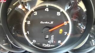 Porsche Cayenne Turbo S 0265 kmh Launch Control Start sport auto Test [upl. by Gorrian658]