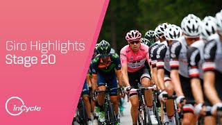 Giro dItalia 2017  Stage 20 Highlights  inCycle [upl. by Drazze]