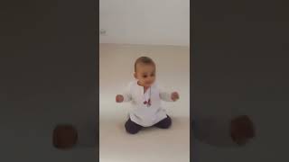 9th months baby boy dance video [upl. by Enilesoj]