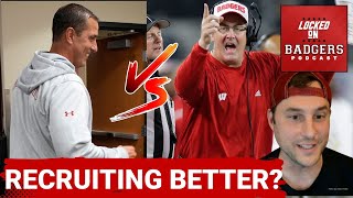 Wisconsin Badgers recruiting how does Luke Fickell stack up to Paul Chryst Zach Kinziger blows up [upl. by Fitting]