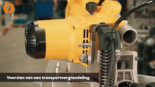 DeWALT DWS777  DWS777QS afkortzaag  Gereedschapcentrumnl [upl. by Soni]