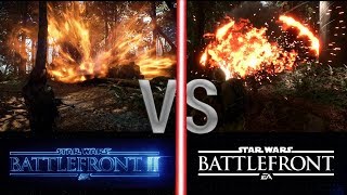 Thermal Imploder  EA Star Wars Battlefront 2 2017 vs EA Star Wars Battlefront 2015 4K 60 FPS [upl. by Fatima]