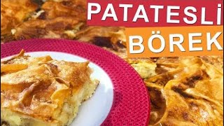 Patatesli Börek Tarifi  Hazır Yufkadan Patatesli Tepsi Böreği Nasıl Yapılır Hamurişi Tarifleri [upl. by Etselec418]