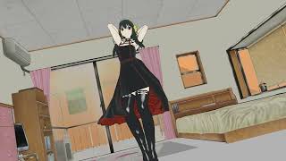 When Yor Is Alone hip sway dance  SpyXFamily MMD [upl. by Ihtak940]