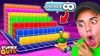 OLEADAS INFINITAS en BLOCK DASH 🤯 Stumble Guys [upl. by Cardew]