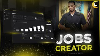 QBESX FIVEM JOBS CREATOR SCRIPT  DETAILED WALKTHROUGH  PAID [upl. by Debbee620]