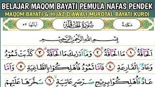 Belajar irama bayati pemula nafas pendek qori dan murotal bayati l Surat Al Haqqah Part1 [upl. by Held]