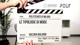 Le tipologie di MOOC Valeria Baldoni [upl. by Vierno]