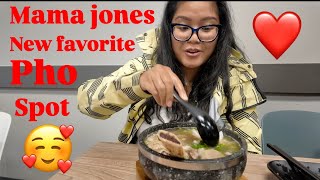 Hot Vietnamese stone bowl pho noodles soup [upl. by Greenlee828]