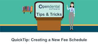 QuickTip Creating a New Fee Schedule [upl. by Martijn]