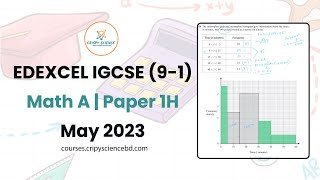 Edexcel IGCSE 91  Math A  1H  May 2023 Solved [upl. by Cochrane]