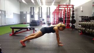 Plank Taps Exercise Demo [upl. by Erskine]